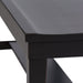 Hearthstone Bench in Black - Furniture House (VA)