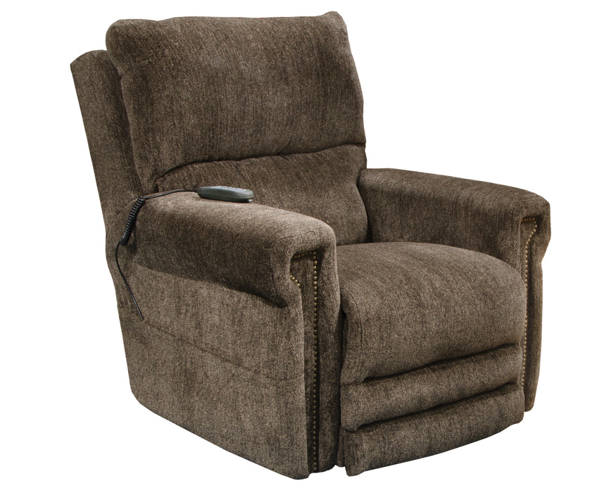 Warner Power Headrest w/Lumbar Power Lay Flat Recliner - Furniture House (VA)