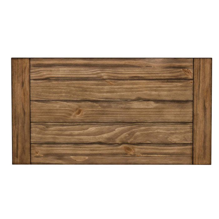 Morgan Creek Cocktail Table in Antique White - Furniture House (VA)