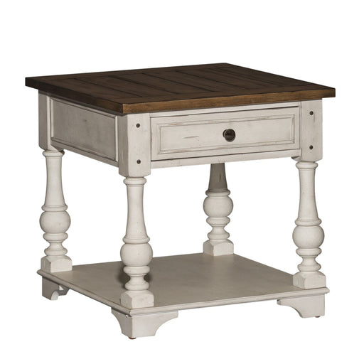 Morgan Creek End Table in Antique White - Furniture House (VA)