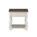 Morgan Creek End Table in Antique White image
