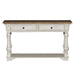 Morgan Creek Sofa Table in Antique White - Furniture House (VA)