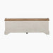 Morgan Creek Storage Hall Bench in Antique White - Furniture House (VA)