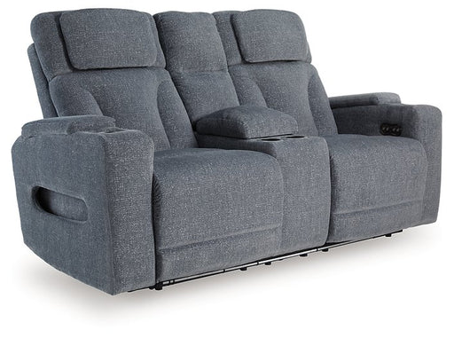 Studio Cave Power Reclining Loveseat with Console - Furniture House (VA)