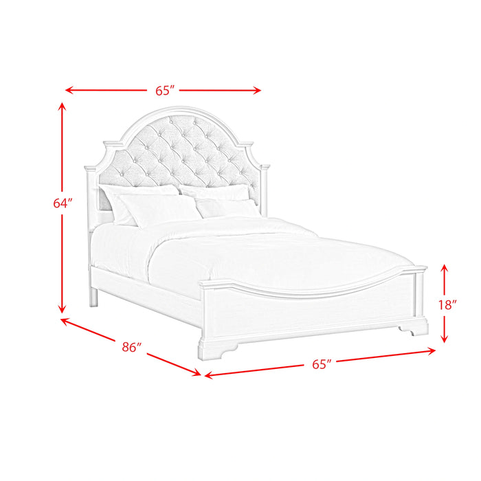 Eastwood Youth UPH Bed in Off-White