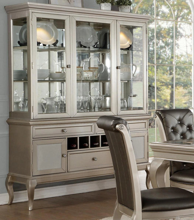 Crawford Buffet and Hutch in Silver 5546-50*