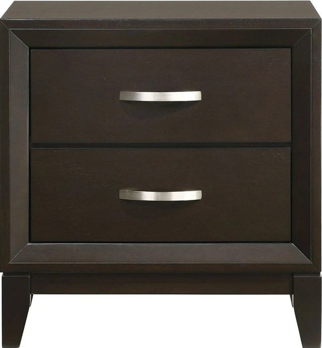 Elements International Beaumont Youth Nightstand in Merlot image