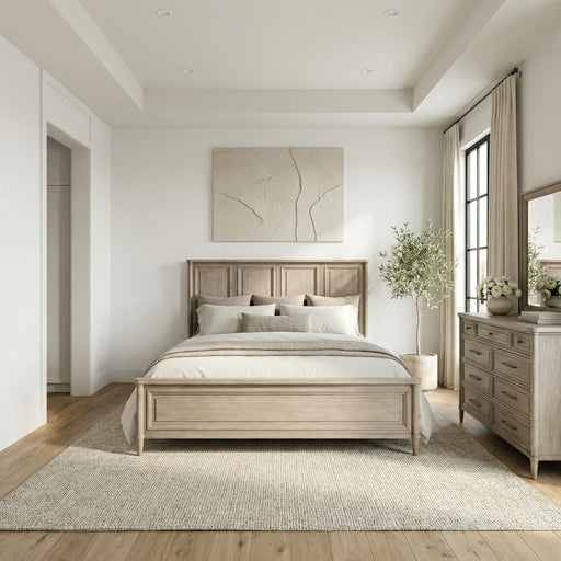 Rochelle Park California Panel Bed, Dresser & Mirror image