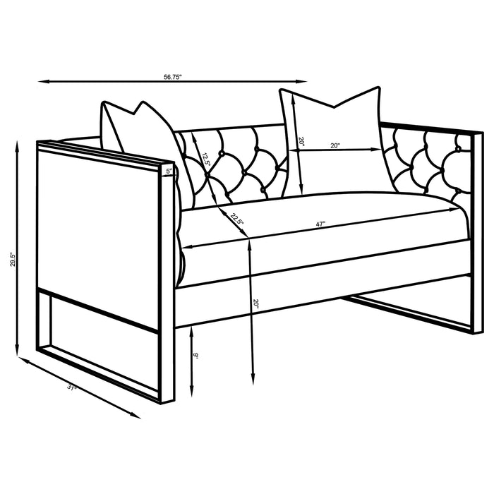 Eastbrook Stationary 3 Pc Set Gray - Furniture House (VA)