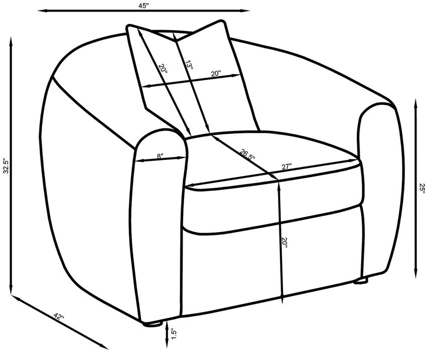 Isabella Stationary 3 Pc Sets - Furniture House (VA)
