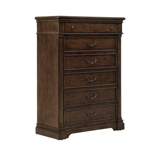Arden Road 6 Drawer Chest in Satin Cherry - Furniture House (VA)