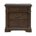 Arden Road Nightstand with Charging Station in Satin Cherry - Furniture House (VA)