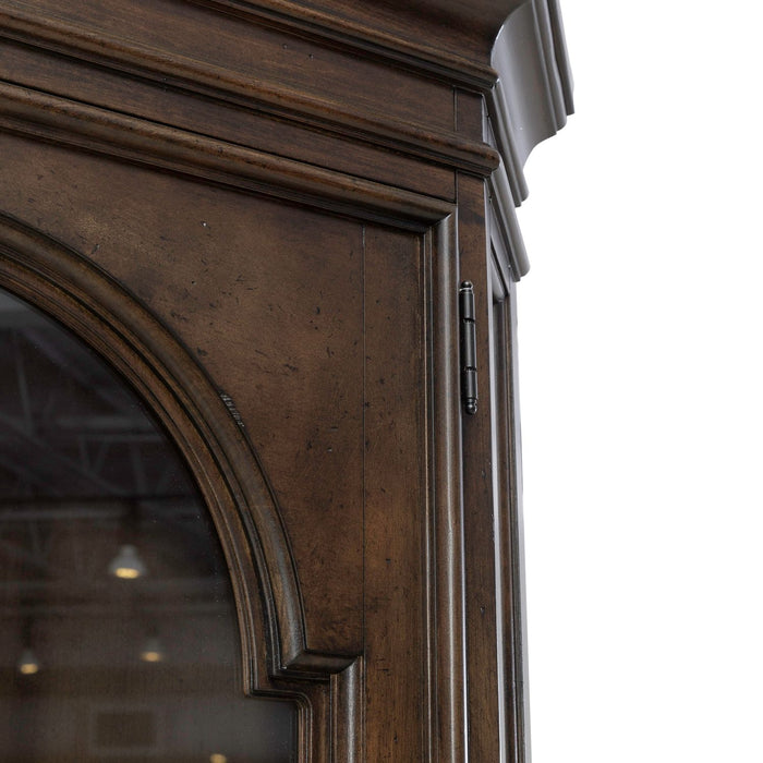 Arden Road Corner Cabinet in Satin Cherry - Furniture House (VA)