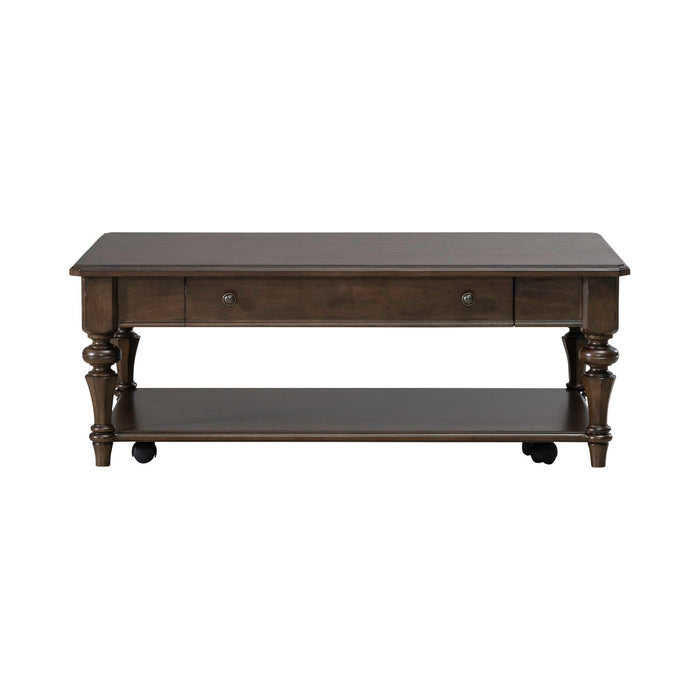 Arden Road Rectangular Cocktail Table in Satin Cherry - Furniture House (VA)