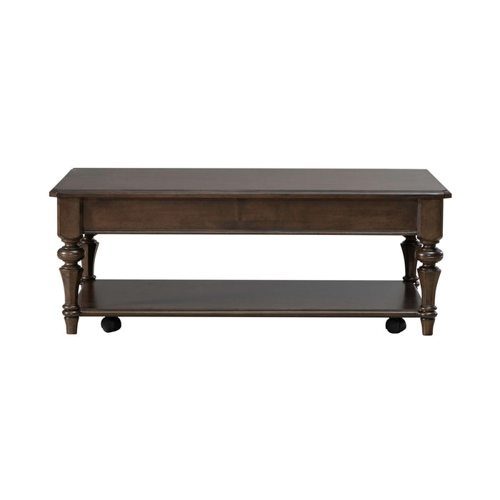 Arden Road Rectangular Cocktail Table in Satin Cherry - Furniture House (VA)