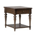 Arden Road Drawer End Table in Satin Cherry - Furniture House (VA)
