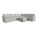 Flex 6-Seat Sectional with Narrow Arm and Storage Ottoman - 5000003377 - Furniture House (VA)