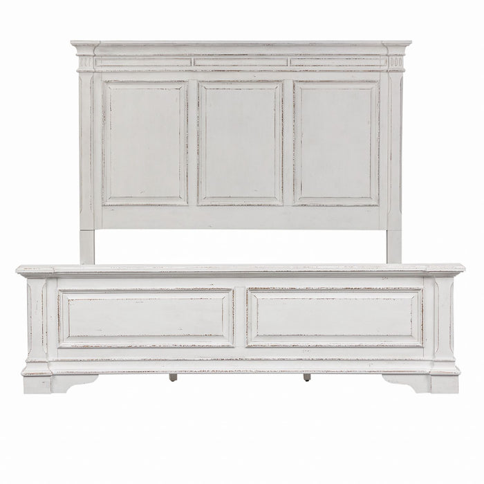 Abbey Park King California Panel Bed, Dresser & Mirror - Furniture House (VA)