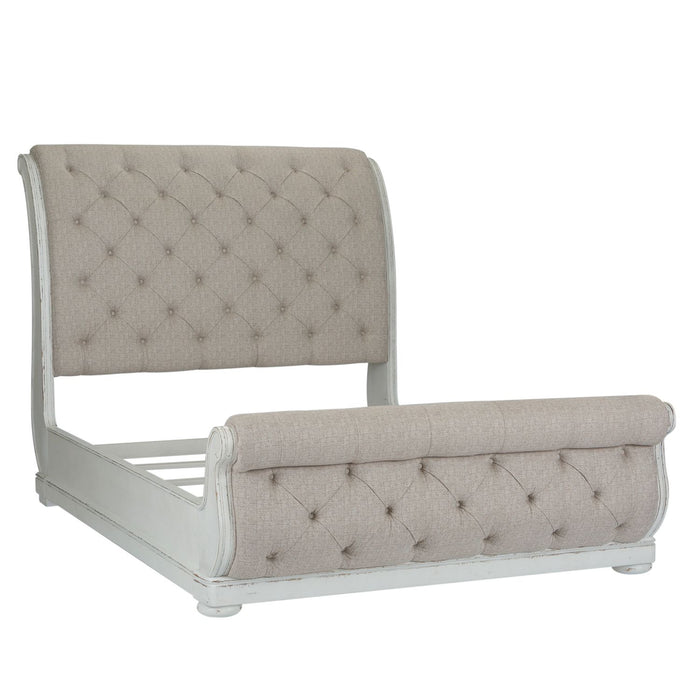 Abbey Park King California Sleigh Bed - Furniture House (VA)