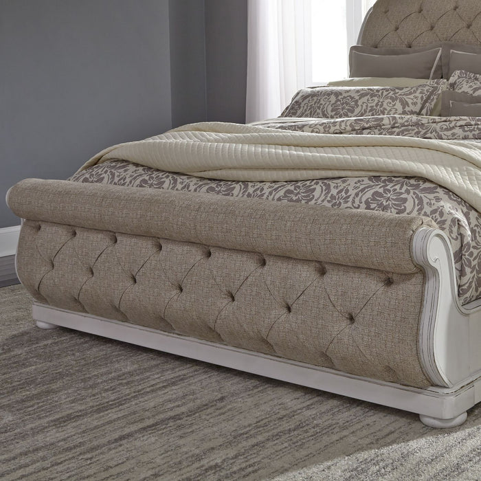 Abbey Park King California Sleigh Bed - Furniture House (VA)