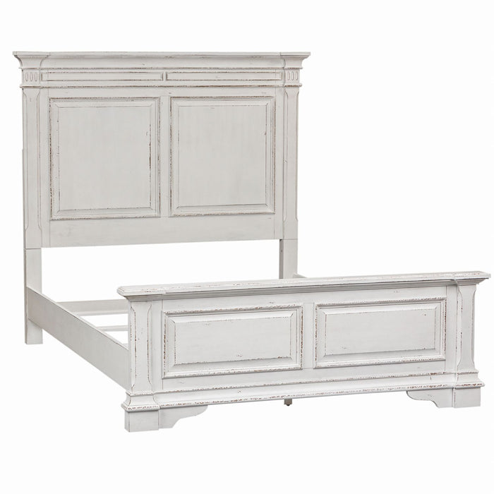 Abbey Park King Panel Bed, Dresser & Mirror, Chest, Night Stand - Furniture House (VA)