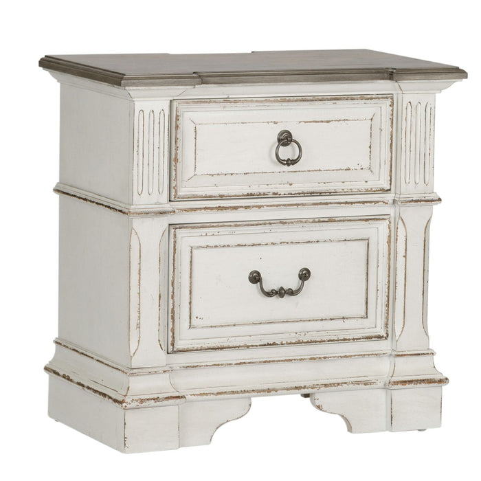 Abbey Park King Panel Bed, Dresser & Mirror, Chest, Night Stand - Furniture House (VA)