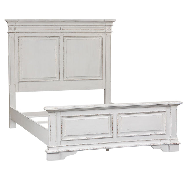 Abbey Park King Panel Bed, Dresser & Mirror, Night Stand - Furniture House (VA)