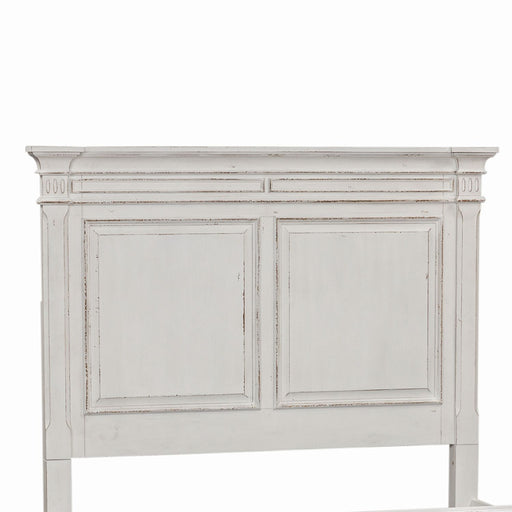 Abbey Park Queen Panel Bed in Antique White - Furniture House (VA)
