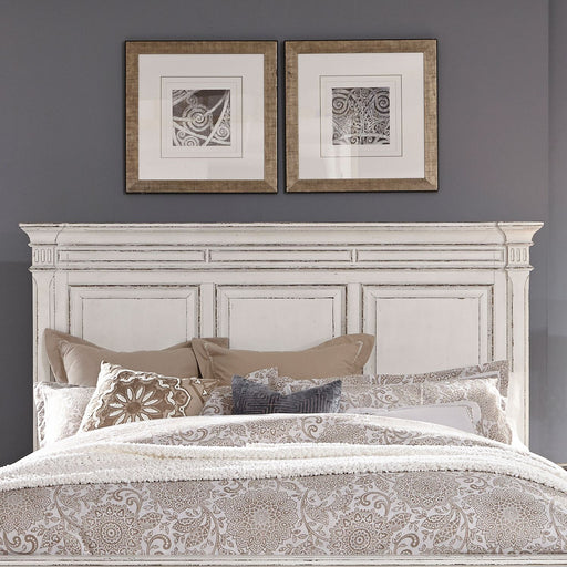 Liberty Furniture Abbey Park Queen Panel Bed in Antique White image