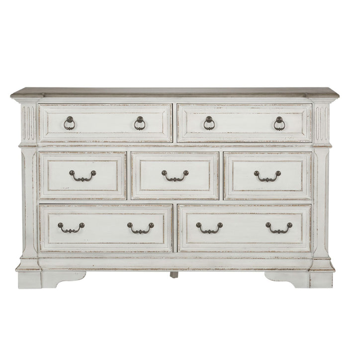 Abbey Park Drawer Dresser in Antique White - Furniture House (VA)