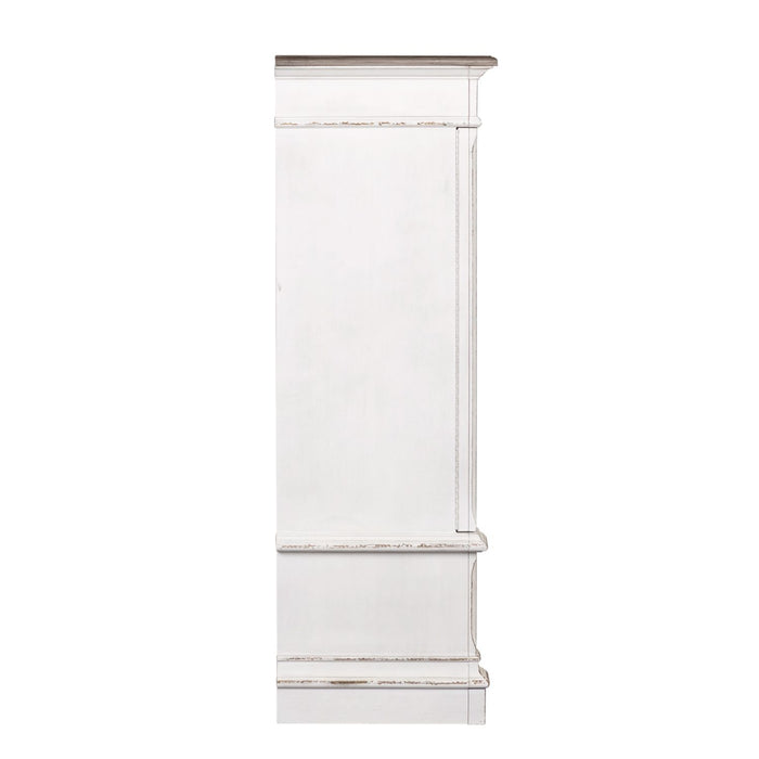 Abbey Park Mirrored Door Chest in Antique White - Furniture House (VA)