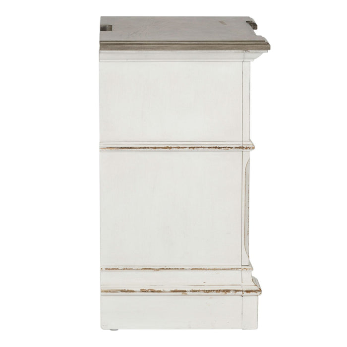 Abbey Park Drawer Nightstand in Antique White - Furniture House (VA)