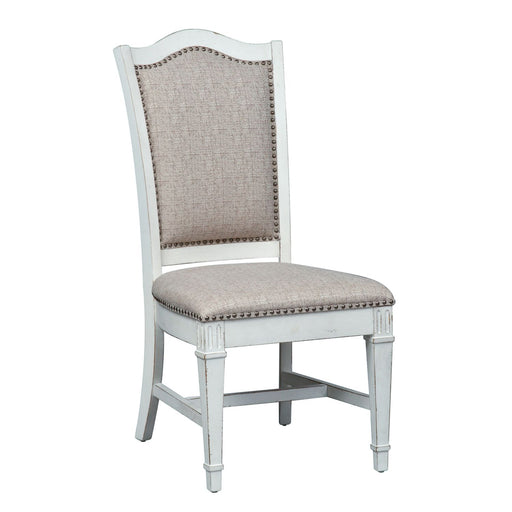 Abbey Park Upholstered Side Chair (set of 2) in Antique White - Furniture House (VA)
