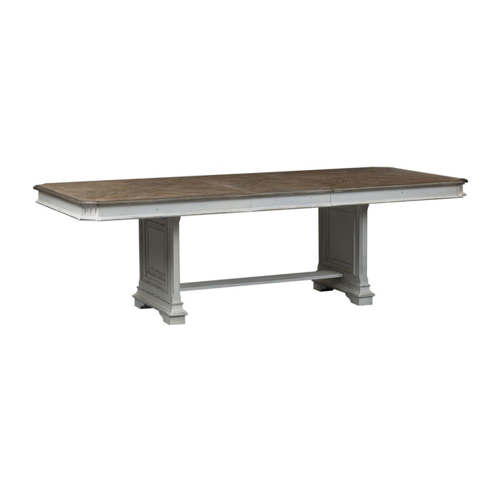 Abbey Park 5 Piece Trestle Table Set - Furniture House (VA)