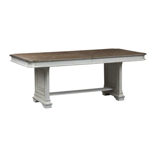 Abbey Park Trestle Dining Table in Antique White - Furniture House (VA)
