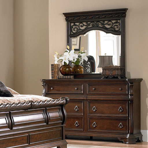 Arbor Place Queen Sleigh Bed, Dresser & Mirror, Chest, Night Stand - Furniture House (VA)