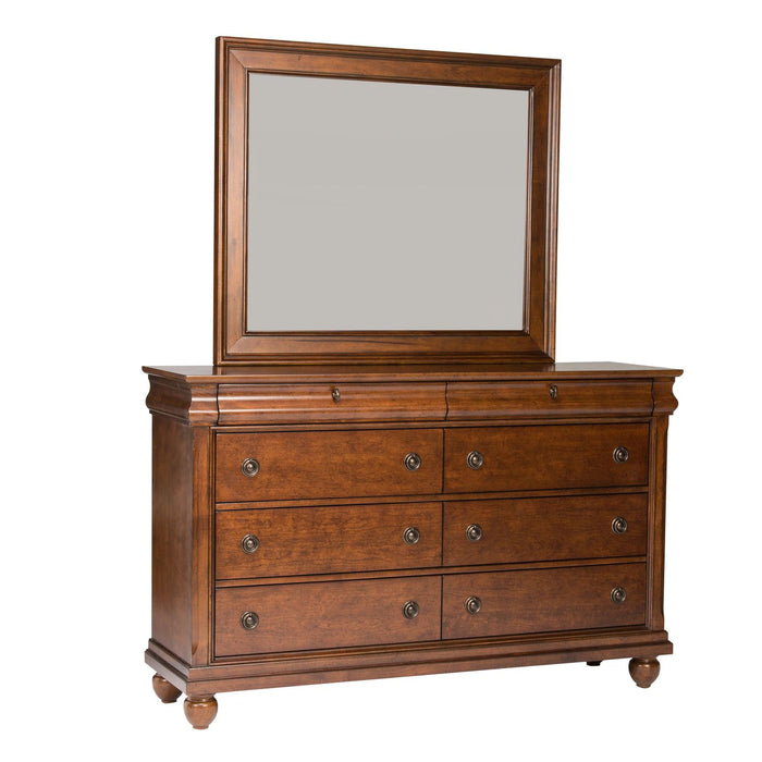Rustic Traditions Dresser & Mirror - Furniture House (VA)