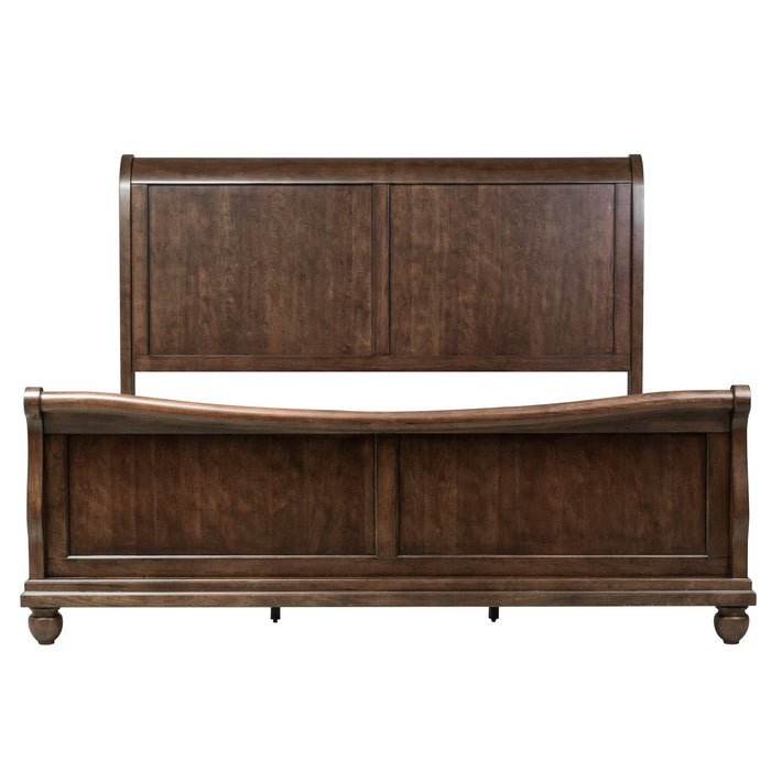 Rustic Traditions Sleigh Bed, Dresser & Mirror, Chest image