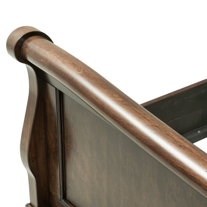 Rustic Traditions Queen Sleigh Bed - Furniture House (VA)