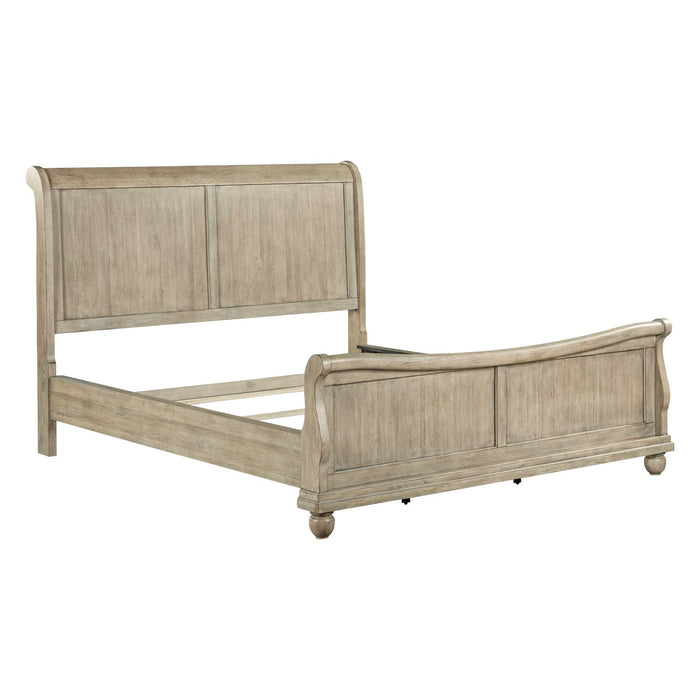 Rustic Traditions King California Sleigh Bed