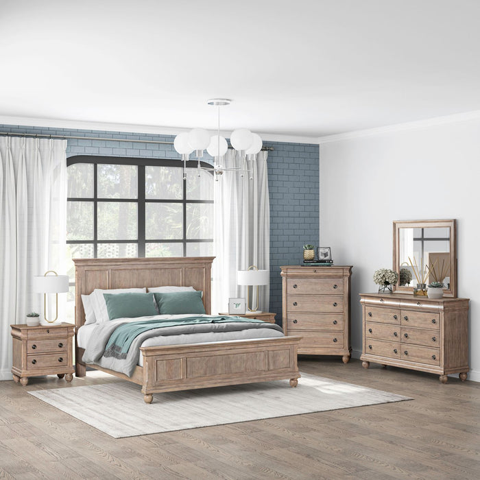 Rustic Traditions Panel Bed, Dresser & Mirror, Chest, Night Stand image