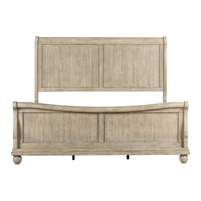 Rustic Traditions Queen Sleigh Bed - Furniture House (VA)