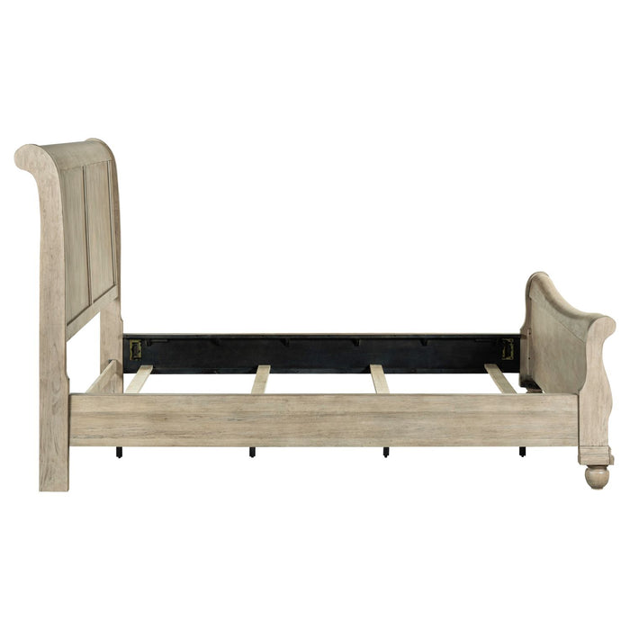 Rustic Traditions Queen Sleigh Bed - Furniture House (VA)