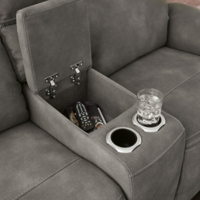Next-Gen DuraPella Power Reclining Loveseat with Console - Furniture House (VA)