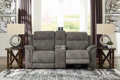 Next-Gen DuraPella Power Reclining Loveseat with Console - Furniture House (VA)