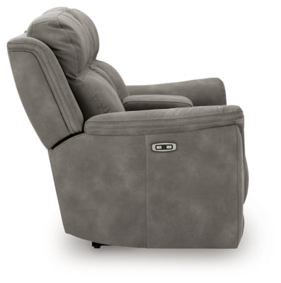 Next-Gen DuraPella Power Reclining Loveseat with Console - Furniture House (VA)