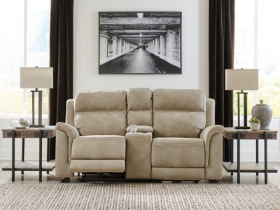 Next-Gen DuraPella Power Reclining Loveseat with Console - Furniture House (VA)
