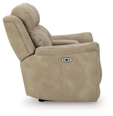 Next-Gen DuraPella Power Reclining Loveseat with Console - Furniture House (VA)