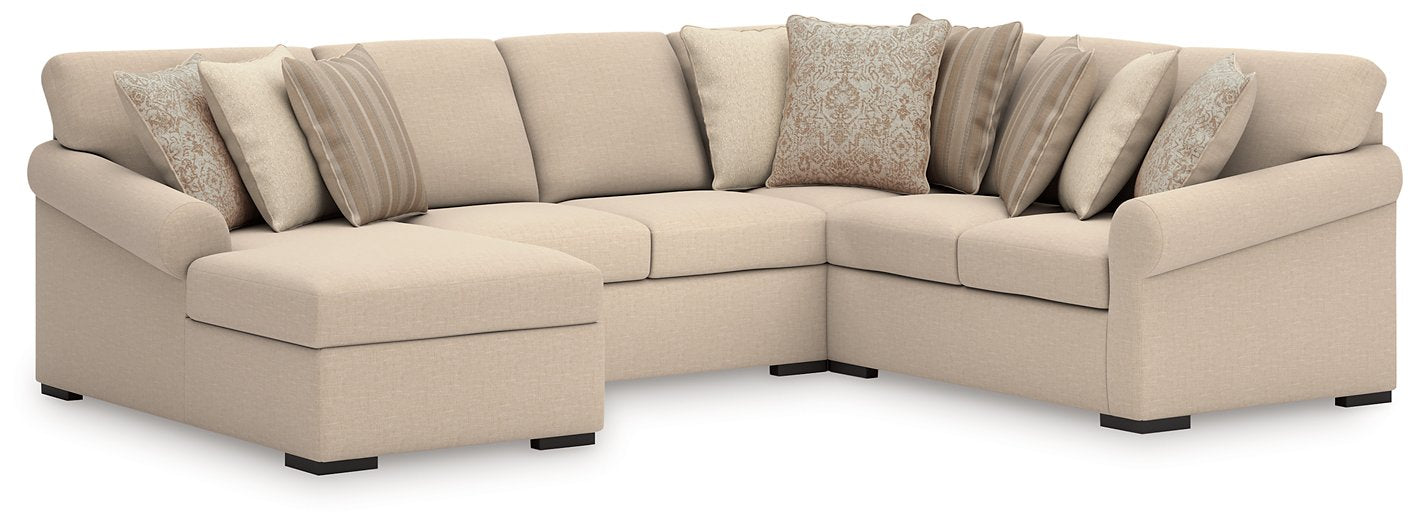 LadyMae Sectional with Chaise - Furniture House (VA)