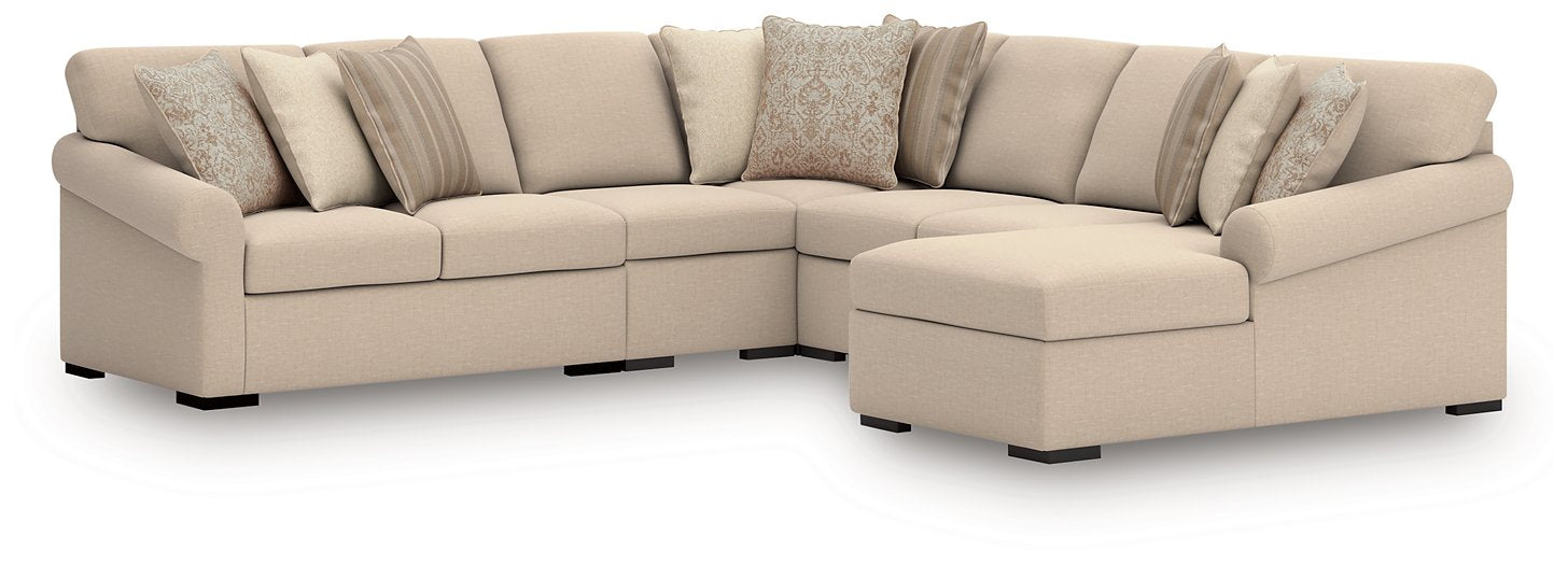 LadyMae Sectional with Chaise - Furniture House (VA)
